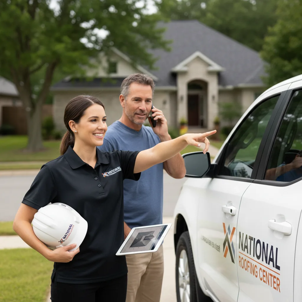 National Roofing Center customer support in Hughes Springs